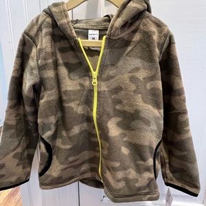 NWT- carters boys fleece zip up jacket size 4T